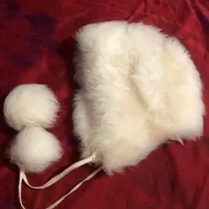 Super Cute Tuscan Lamb Fur Vintage Hat S/M Vintage Tuscan Lamb Fur Hat With Pom Pom, Made in Italy - Etsy main image 3